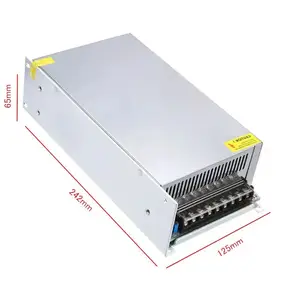 SMPS מיתוג אספקת חשמל AC DC 12 v 50A 24 v 25A 48 v 12.5A 600 w LED נהג
