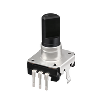 Encodeur rotatif ec12 avec arbre isolé, encodeur rotatif 24 positions, interrupteur encodeur rotatif Soundwell avec support de montage