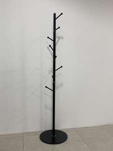 <span class=keywords><strong>Perchero</strong></span> Moderno de <span class=keywords><strong>Hierro</strong></span> con Ganchos, Diseño que Ahorra Espacio para Comedor y Sala de Estar - Product Image 4