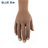 Prótesis de brazo extremidades artificiales prótesis cosmética de silicona mano con cubierta de dedo
