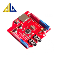 Módulo VS1053 Placa de desarrollo de módulo MP3 VS1053 con placa de decodificación de amplificador de potencia función de grabación integrada