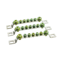 Caja de Distribución RUNDE, Conector de Cable, Barra de Cobre para Tierra 2*15 3*30, Bloque de Terminales, Barra de Cero