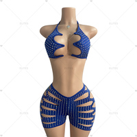 ELITES Usine Source Strass de Haute Qualité Tenues de Danse Exotiques Tenues de Strip-teaseuse Exotiques