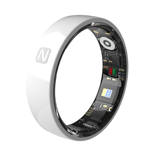 Smart Ring for Men with Sleep Monitoring, Heart Rate & Blood Oxygen Tracker, Fitness Activity Ring, App Control