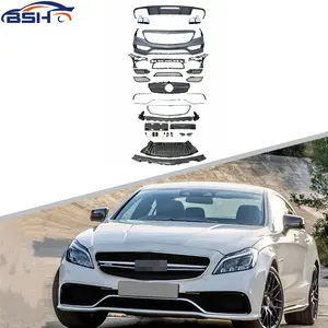 Bumper mobil pabrikan kit bodi facelift untuk Mercedes Benz CLS63 AMG ditingkatkan ke W218 CLS-Class Untuk BENZ W218 2012-2017