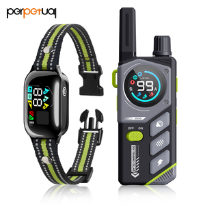 Automatic Anti Bark & Remote Training 2 in 1 <b>Dog</b> <b>Collar</b> Color Digital Screen 3 Training Modes Waterproof Rechargeable <b>Collar</b> - Product Image 1