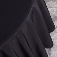 120 pouces Polyester rond personnalisé blanc fête mariage nappe nappes pour les événements