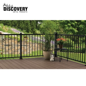 Çin fabrika doğrudan satış özel merdiven ve korkuluk güzel dayanıklı fırçalanmış korkuluk sonrası kolay kurulum dayanıklı korkuluklar - Product Image 3