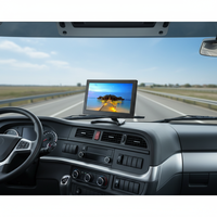 Moniteur LCD HD portable de 11,6 pouces avec entrée VGA BNC AV, panneau IPS, haut-parleur intégré pour utilisation en voiture
