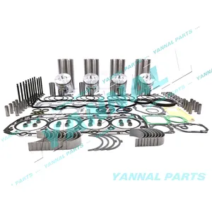 4TNV94 Repair Kit With Overhaul Gasket Set Piston Rings Liner Bearings For Yanmar 4TNV94 Engine Parts
