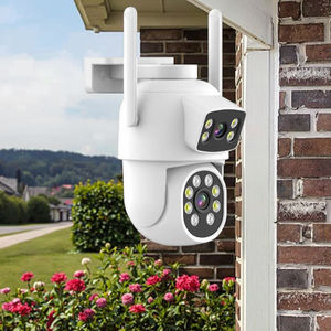High Definition 4mp <span class=keywords><strong>Wifi</strong></span> Kamera Wireless <span class=keywords><strong>Bullet</strong></span> & Dome Dual Lens Outdoor Überwachungs kamera mit Audio Esee cloud App Fabrik preis - Product Image 2