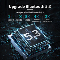 Free Driver BT V5.3 USB BT Dongle, receptor adaptador BT, Plug & Play de baja latencia Compatible con Windows 11/10/8.1/7 para computadora