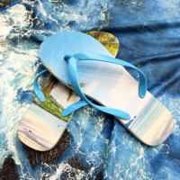 Tongs de plage à séchage rapide pour femmes et hommes, avec Logo personnalisé, vente en gros