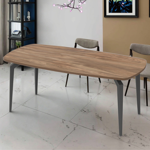 Usine chinoise vend personnalisé moderne léger luxe pieds en métal céramique table <span class=keywords><strong>de</strong></span> table verre trempé meubles <span class=keywords><strong>de</strong></span> salle à manger 4 places table - Product Image 4