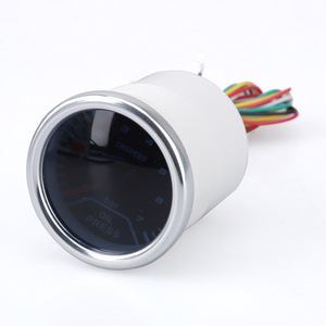 CNSPEED Oil Pressure <b>Gauge</b> 2-Inch 0-7bar White LED Illumination Universal 12V Car <b>Gauge</b> - Product Image 2