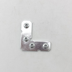 Aluminum Frame <b>Corner</b> <b>Bracket</b> 45x16mm L Shaped Connector For <b>Mirror</b> Table Chair Furniture Hardware Support - Product Image 3