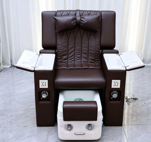 Professional Pedicure Spa Chair with Stainless Steel & Plywood Adjustable Features Luxury Foot Massage for Nail Salon - Product Image 1