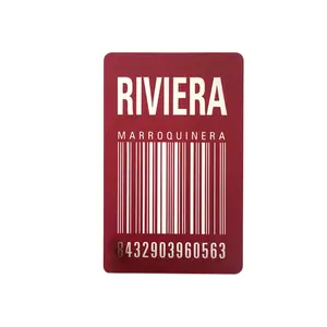 Tarjeta de miembro de plástico transparente RFID personalizada 13,56 Mhz NFC Tarjeta de visita transparente esmerilada con tamaño de 50x50mm