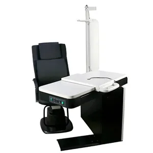 Sedia a rifrazione motorizzata oftalmica e unità da tavolo sedia per optometria e sedia per unità oftalmica con supporto