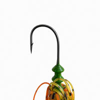 Leurre de pêche vibrant LUSHAZER Skirted Chatter Jig, appât anti-herbe pour brochet, perche et zander