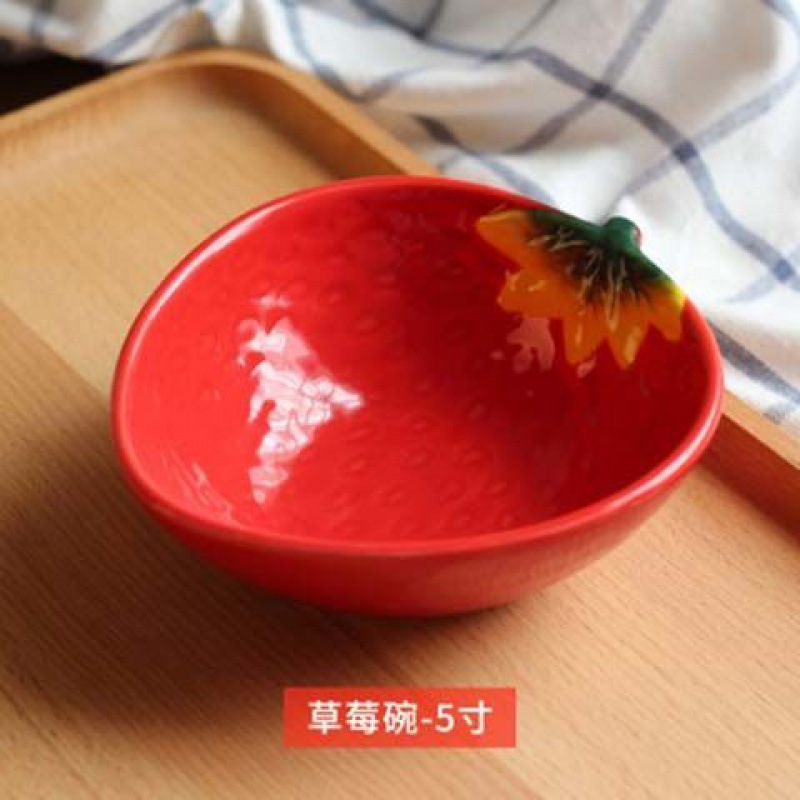 Strawberry (5 inch rice bowl) 13cm