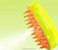 3 en 1 Brosses à poils pour animaux de compagnie Brosse à vapeur autonettoyante pour chat Brosse à poils lâches emmêlés pour chat
