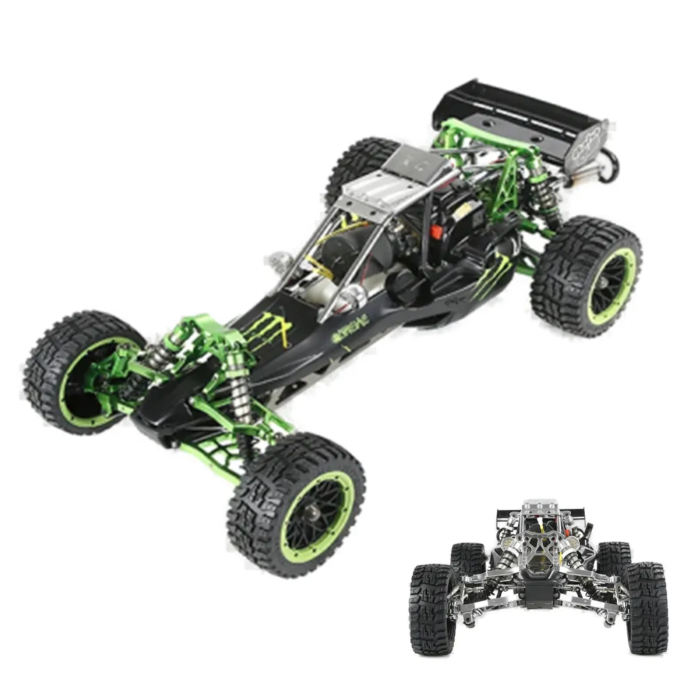 Rofun 450A 1/5 RC BAJA 5B avec moteur à essence 45CC 2.4G RTR haute vitesse 80 kilomètres par heure voiture cadre en alliage camion RC