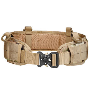 เข็มขัดยุทธวิธี Goollywood สำหรับผู้ชาย ทำจากผ้าโพลีเอสเตอร์ เข็มขัดแบบ Molle สำหรับกิจกรรมกลางแจ้ง ใช้สำหรับล่าสัตว์ เดินป่า เล่นกีฬา - Product Image 2