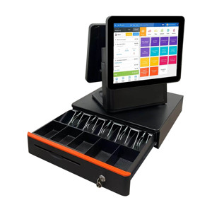 Doppio sistema POS automatico elettrico piccolo registratore di <span class=keywords><strong>cassa</strong></span> da tavolo per le piccole imprese - Product Image 2