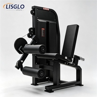 Machine à flexions de jambes assise commerciale TZ GM-5001, construction en acier durable, équipement d'entraînement de gym réglable à charges par broches