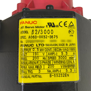 Motor Servo AC FANUC A06B-0032-B675 Probado - Product Image 2