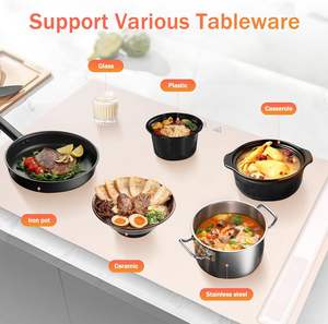 Plaque chauffante pliable en aluminium pour table, avec contrôle de température et protection contre la surchauffe, pour usage domestique (vente en gros) - Product Image 4