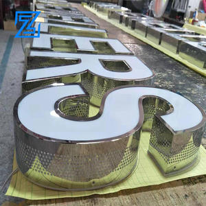 Insegne Metalliche 3D per Esterni per Pubblicità, Disponibili <span class=keywords><strong>Online</strong></span> dalla Cina - Product Image 2
