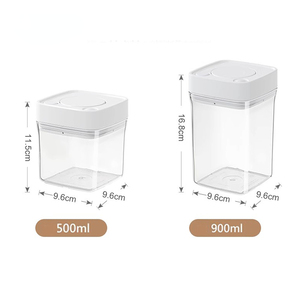 Recipientes de Plástico Herméticos <span class=keywords><strong>Vacare</strong></span> para Almacenamiento de Alimentos con Válvula de CO2 Unidireccional, Sellado al Vacío y Diseño con Indicador de Frescura para Bebidas - Product Image 6