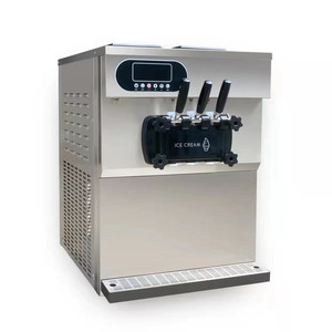 Máquina comercial de helados suaves 18-25L/H máquina para hacer helados máquina de servicio suave de tres sabores para helados - Product Image 2