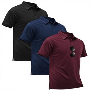 เสื้อเชิ้ตผู้ชายแบบขายส่ง ออกแบบเองได้ ผลิตจากโพลีเอสเตอร์ 88% สแปนเด็กซ์ 12% ผ้าถักเนื้อแน่น แห้งเร็ว ยืดได้ 4 ทิศทาง สำหรับเสื้อเปล่า - Product Image 3