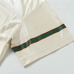 Trendy Streetwear Retro <b>Crop</b> American Football Shirt Custom Sublimated Printing Mesh American Football Jersey - Product Image 5