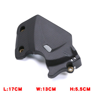 High Quality Carbon Fiber Front Sprocket Cover For Ducati Hypermotard 950 - Product Image 6