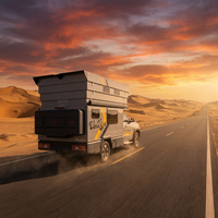 Camper Pick-up 4x4 Changan Personnalisé pour Aventure Tout-Terrain en Montagne avec Direction Personnalisée, Conforme aux Normes ISO et CCC
