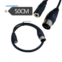 Câble DIN 5P à 3.5mm 50CM 5Pin prise DIN mâle à 3.5 MM femelle SmartPhone AUX casque adaptateur de prise stéréo câble d'entrée