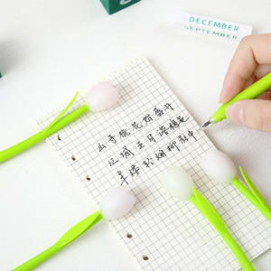 Bolígrafo de Gel de Tinta de Plástico Sensible a la Luz Tulipán, Flexible, Bonito y Creativo, Negro, 0.38mm, Bolígrafos Neutros para Oficina y Escuela, Venta al por Mayor - Product Image 4