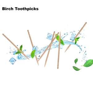 Palillos de dientes con sabor Marcas personalizadas de madera Aroma infundido Menta Canela Zahnstocher Mit Geschmack Ayuda para dejar de fumar - Product Image 6