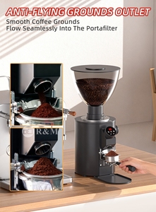 Molinos De Café Industriales Profesionales De 64mm Con Fresa Plana <span class=keywords><strong>Molinillo</strong></span> De Granos Para Espresso Máquina De Molienda Molinillos De Café Eléctricos Comerciales - Product Image 6