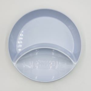 Platos <span class=keywords><strong>de</strong></span> Melamina Blancos Personalizados para Promoción, Plato <span class=keywords><strong>de</strong></span> Dos Secciones con 2 Compartimentos - Product Image 5