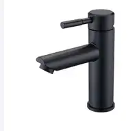Nanan guanshu sanitary ware China supplier cheap price new design high quality ss 304 black tap basin faucet