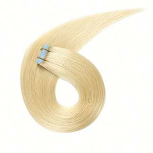 Extensiones de Cabello Humano 100% Natural Remy de Alta Calidad, Doble Trama Mongola, Grado 9A-12A, con Cinta Adhesiva - Product Image 2