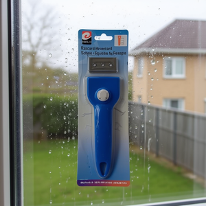 MNJ Rascard Squeegee 13853 Blue Handle With Replacement Blades For Window Cleaning - Product Image 2