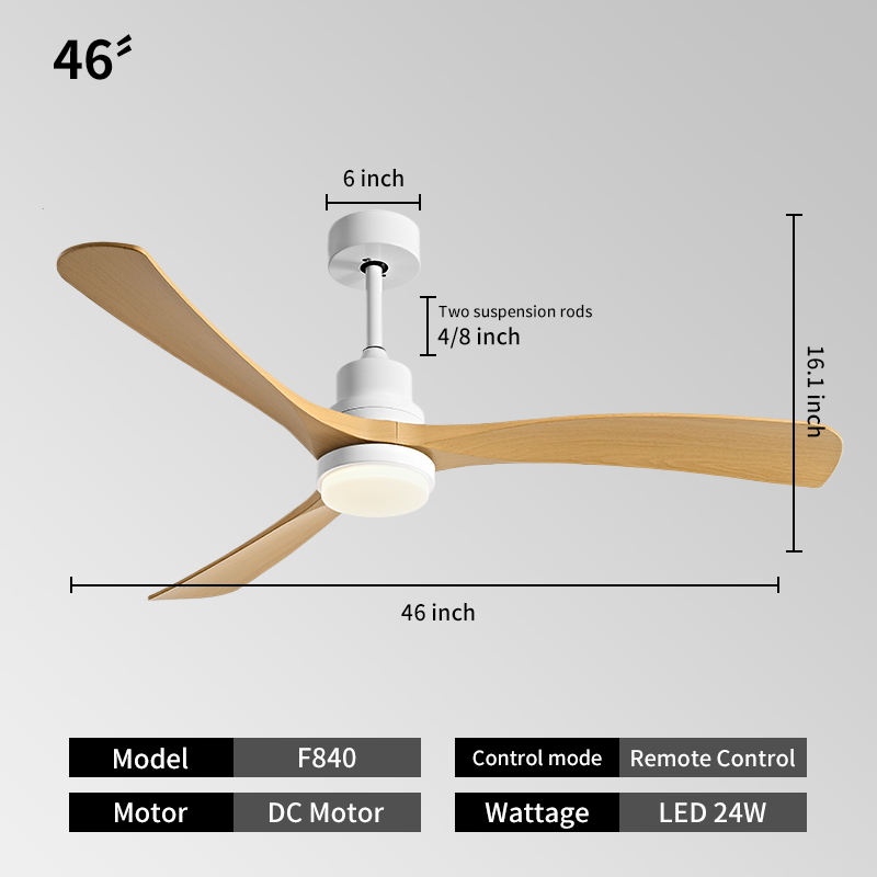 46IN-ขาว + ไม้