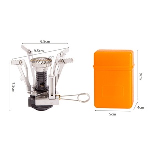 Réchaud à gaz compact en acier pour l'extérieur avec allumage électronique, cuisinière au butane portable pour le camping, le pique-nique, réchaud à gaz portable à 4 brûleurs - Product Image 2