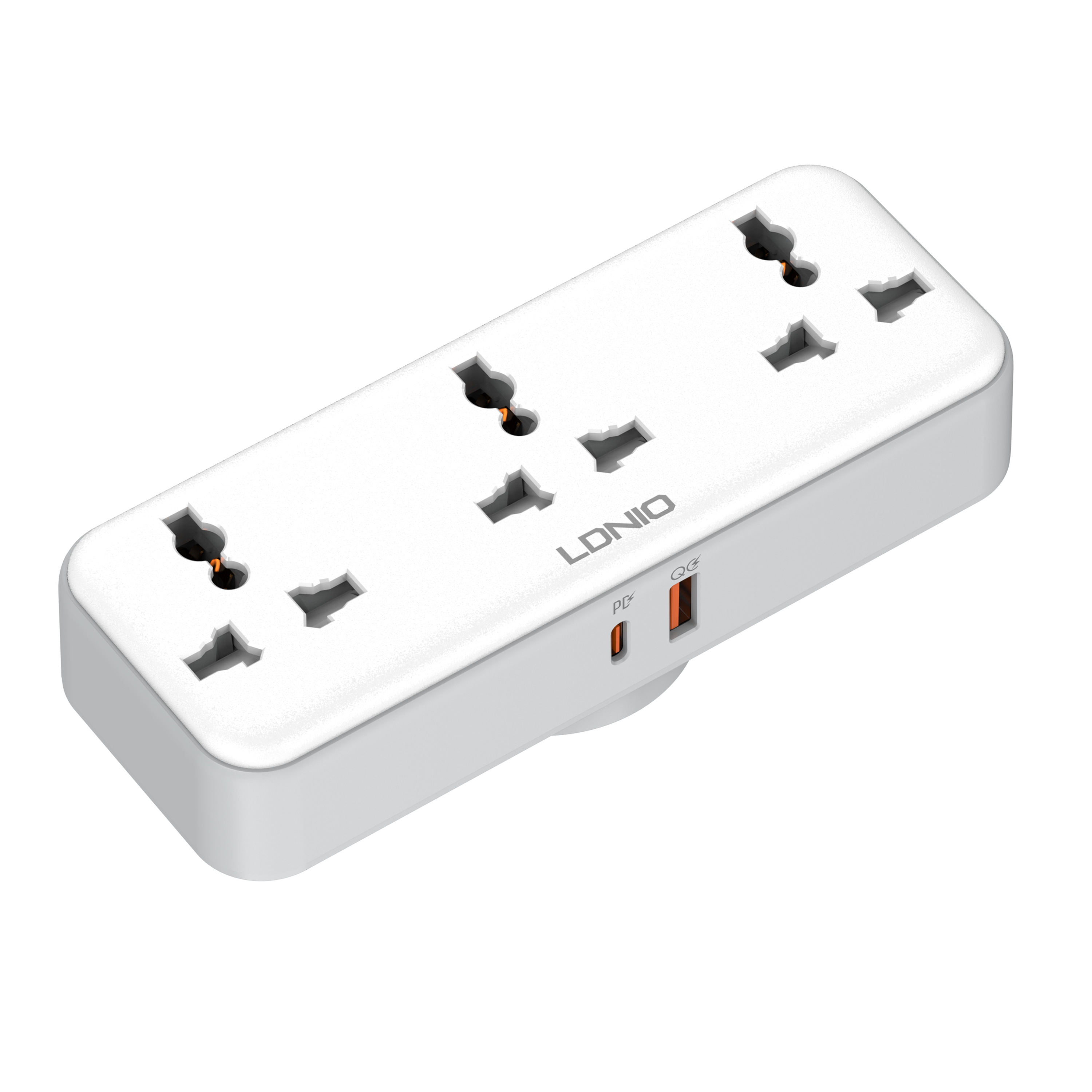 CORTAPICOS LDNIO SC3317 30W 2P 1USB+1PD+3TOMAS